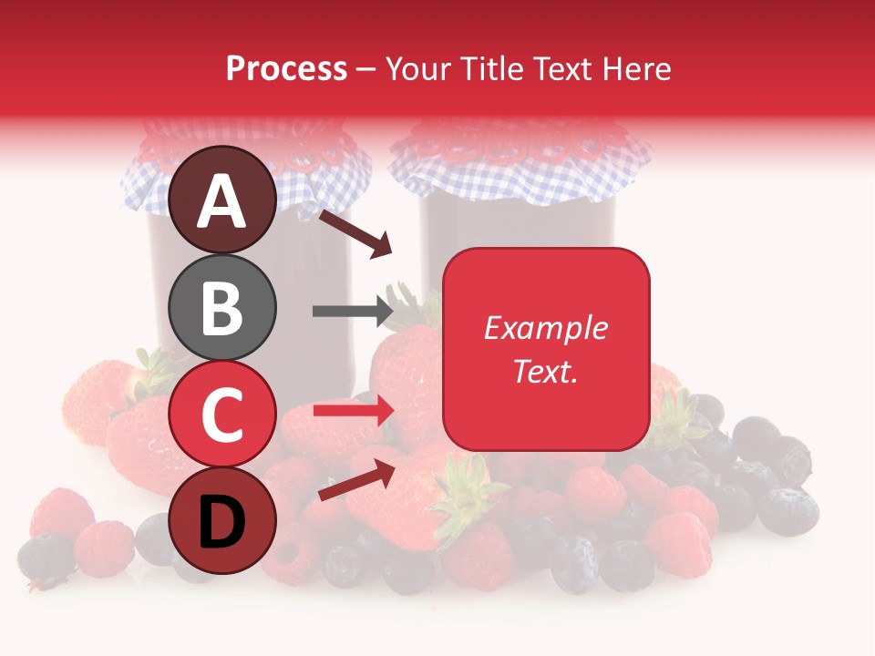 Berries Blue Jam PowerPoint Template