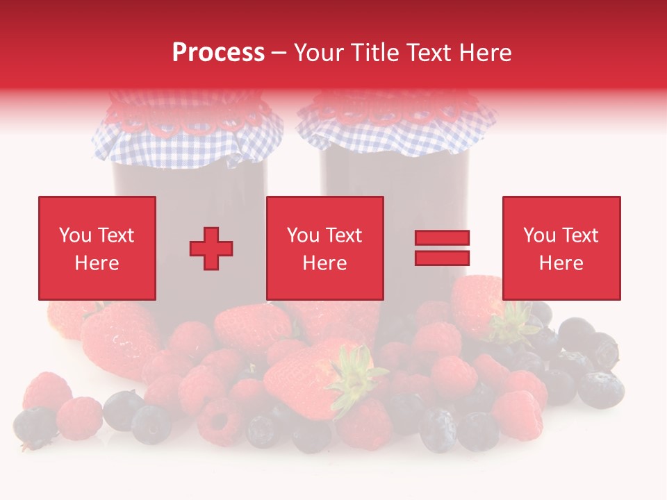 Berries Blue Jam PowerPoint Template