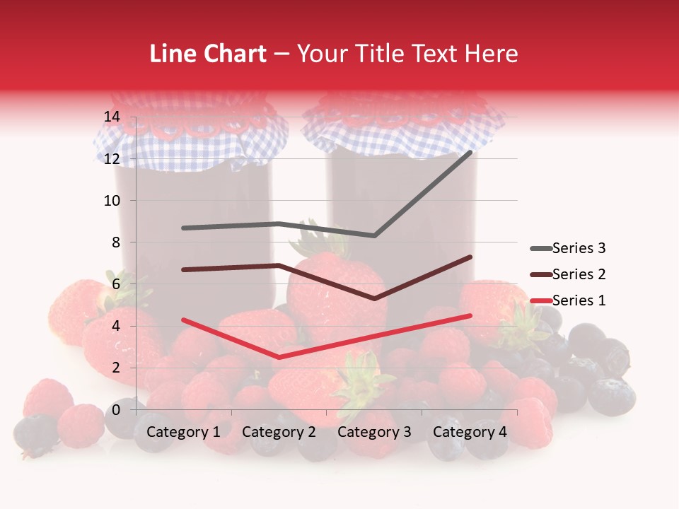 Berries Blue Jam PowerPoint Template