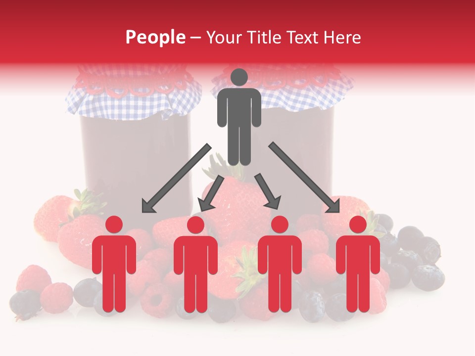 Berries Blue Jam PowerPoint Template