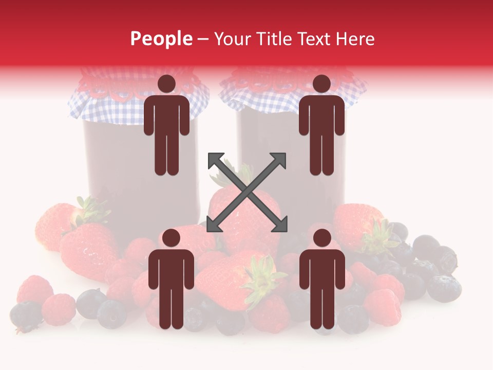 Berries Blue Jam PowerPoint Template