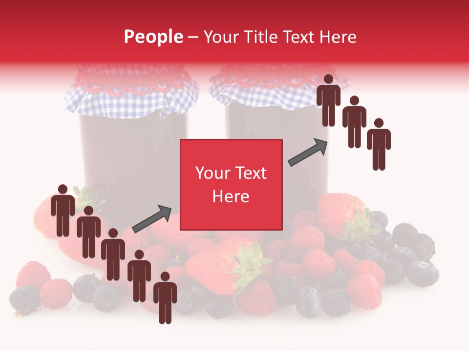 Berries Blue Jam PowerPoint Template