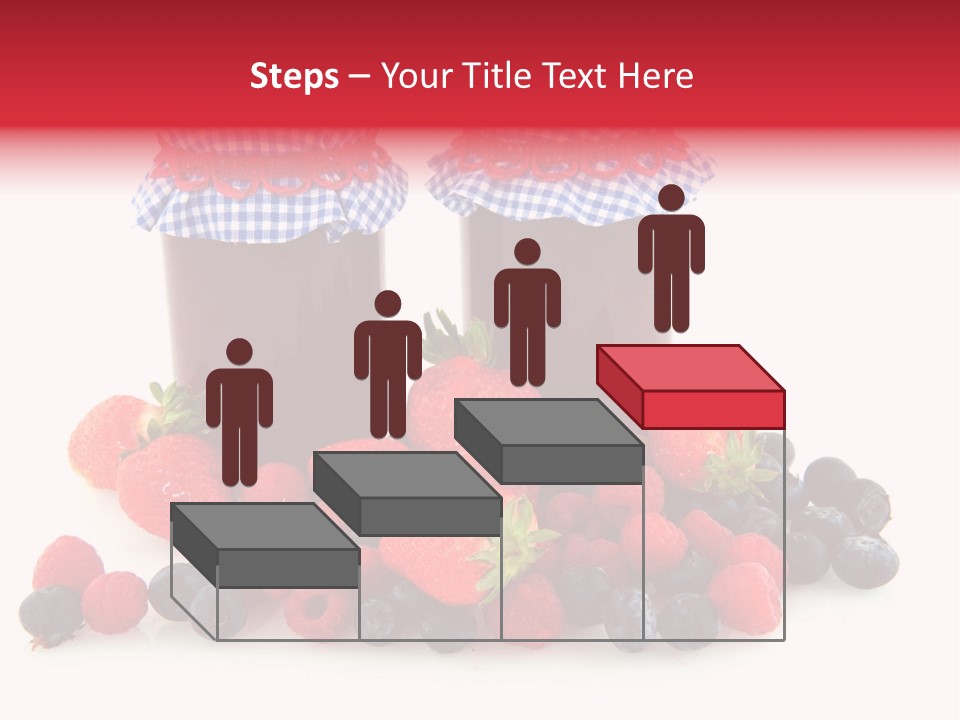 Berries Blue Jam PowerPoint Template