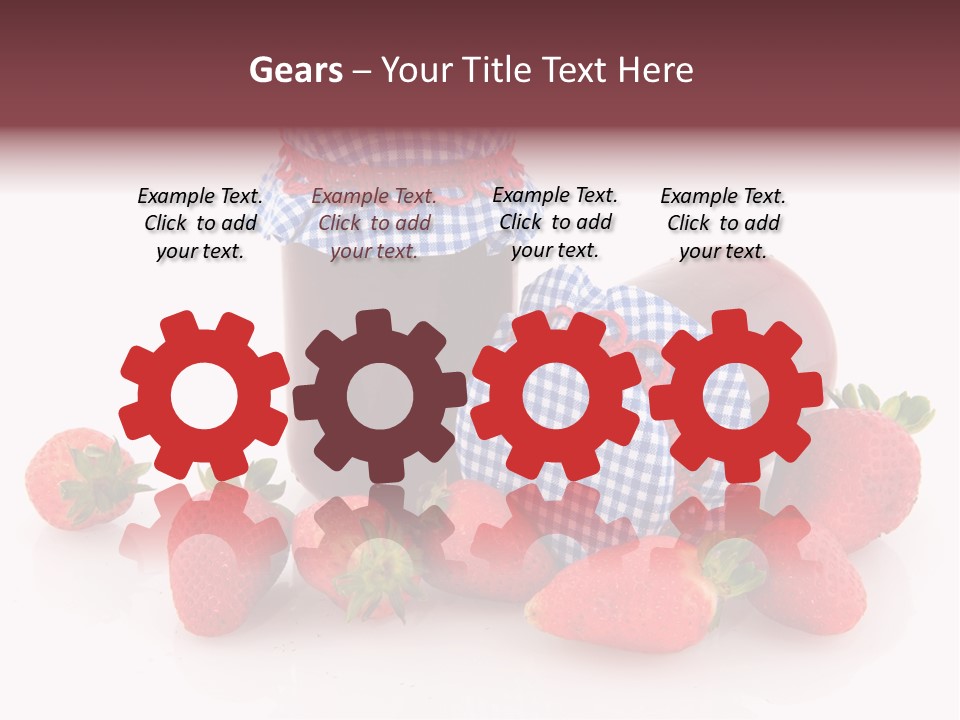 Strawberry Jam PowerPoint Template