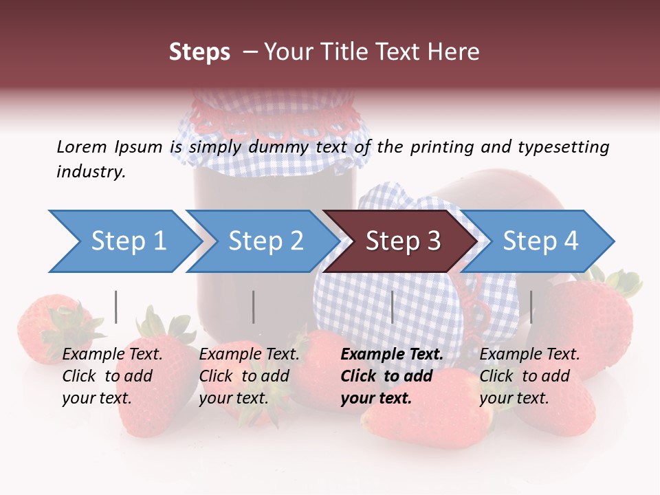 Strawberry Jam PowerPoint Template
