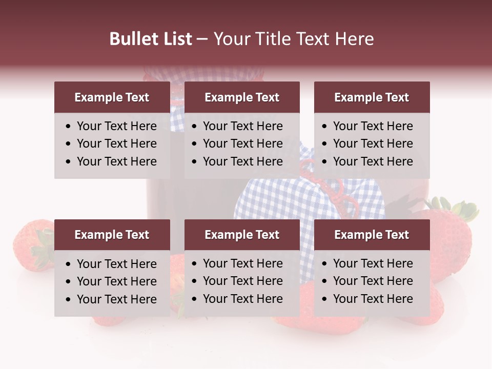 Strawberry Jam PowerPoint Template