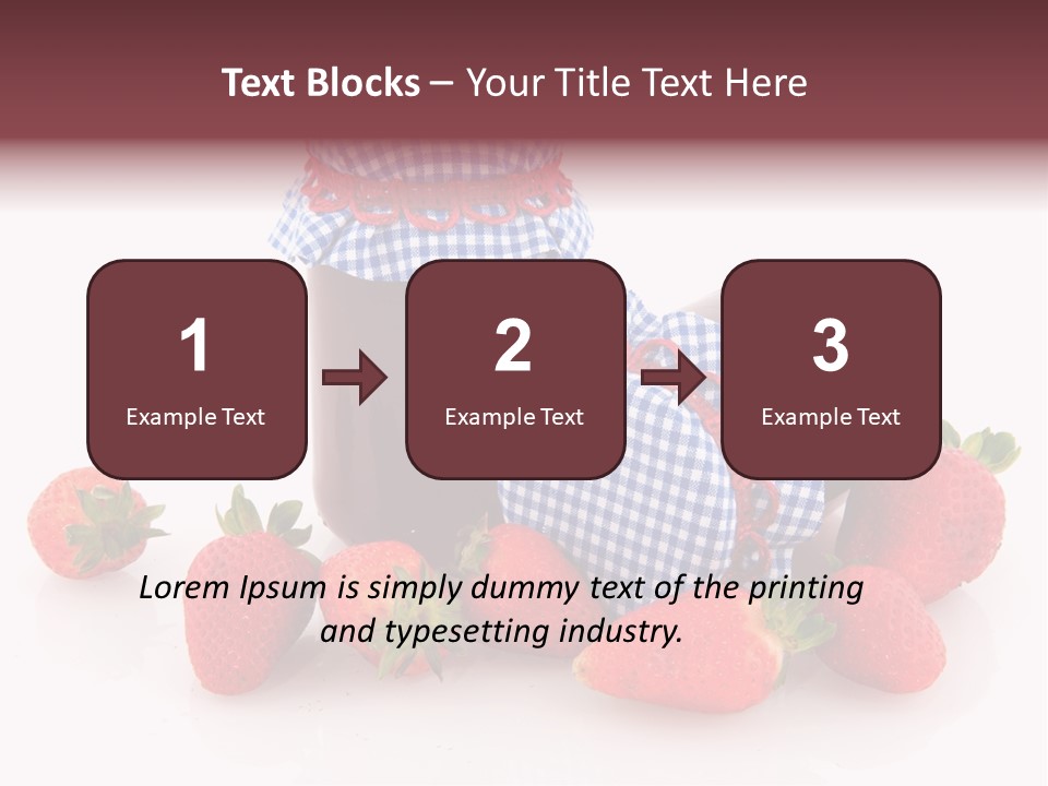 Strawberry Jam PowerPoint Template