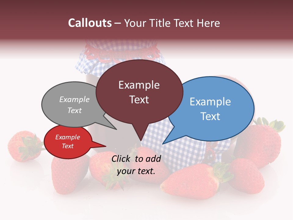 Strawberry Jam PowerPoint Template