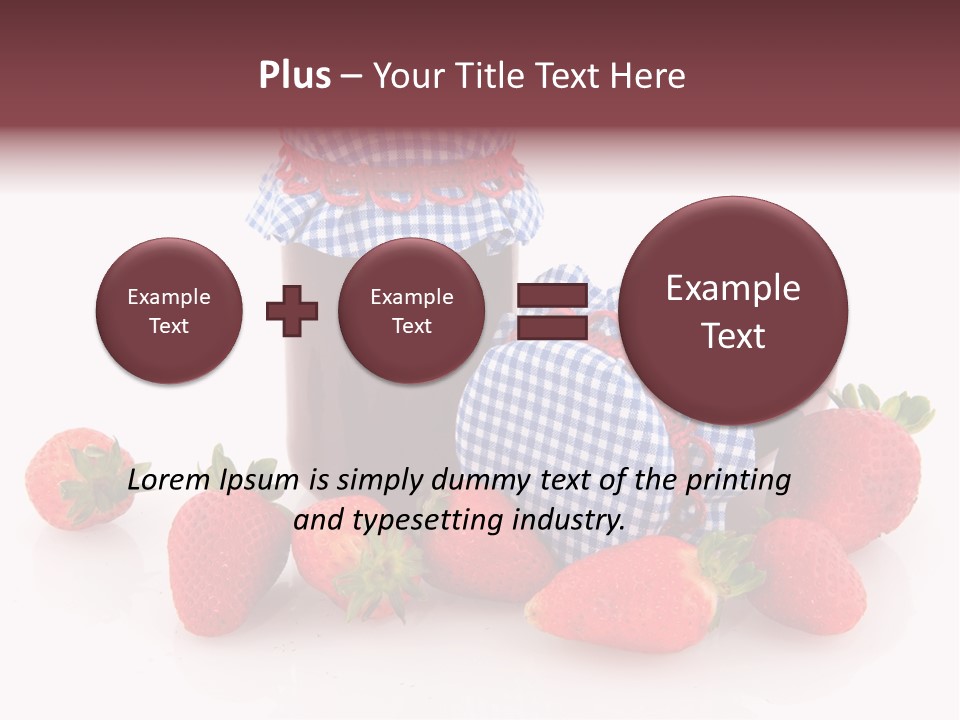 Strawberry Jam PowerPoint Template