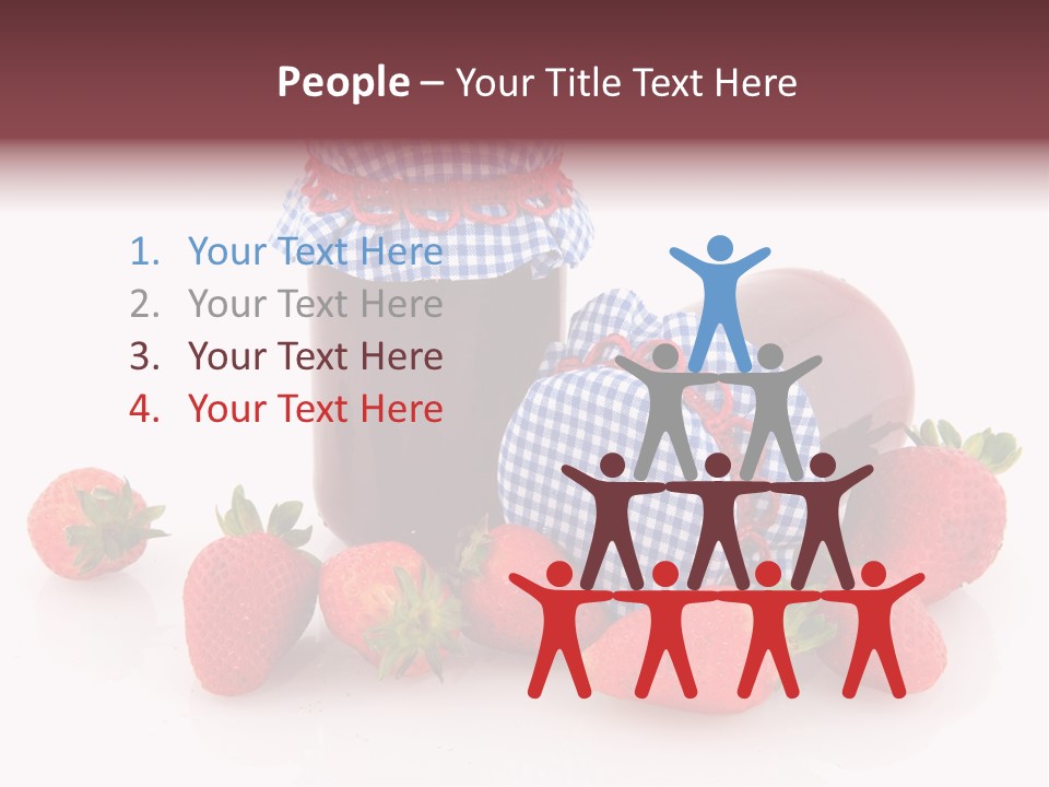 Strawberry Jam PowerPoint Template