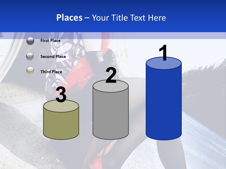 Street Female Person PowerPoint Template