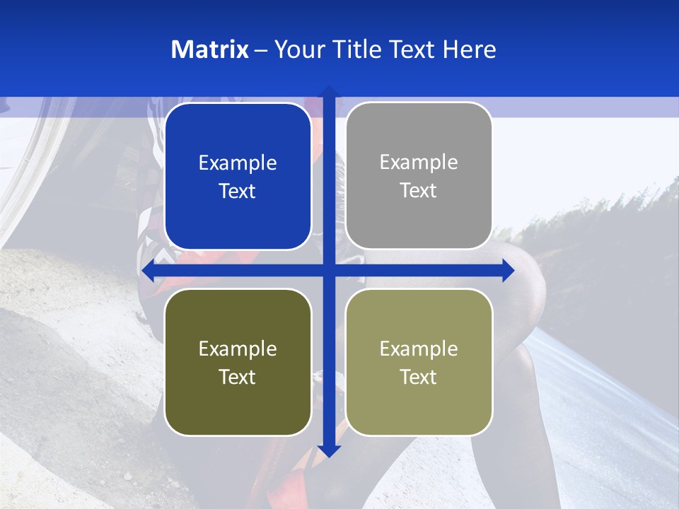 Street Female Person PowerPoint Template