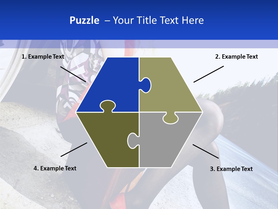 Street Female Person PowerPoint Template