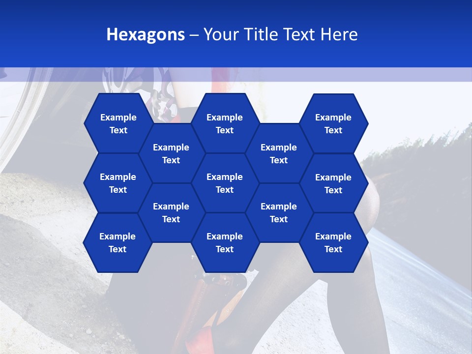 Street Female Person PowerPoint Template