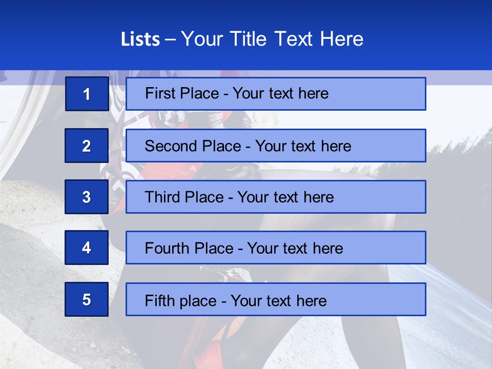 Street Female Person PowerPoint Template