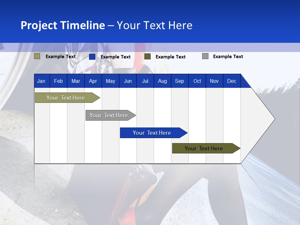 Street Female Person PowerPoint Template