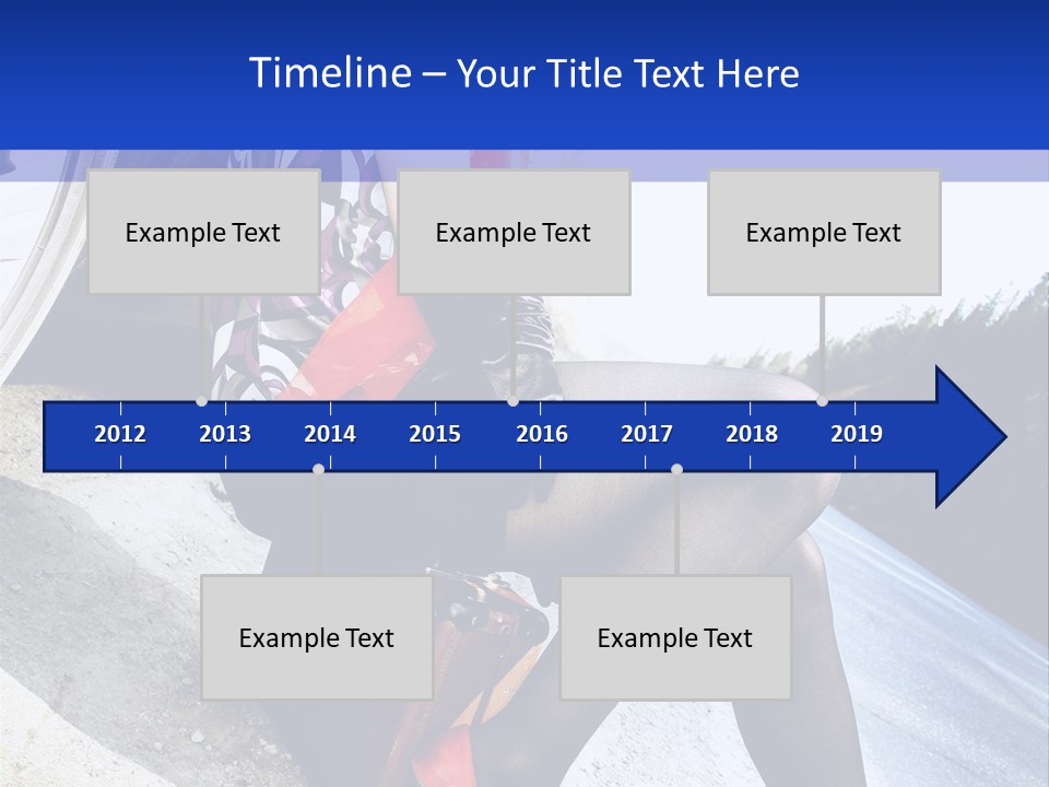 Street Female Person PowerPoint Template