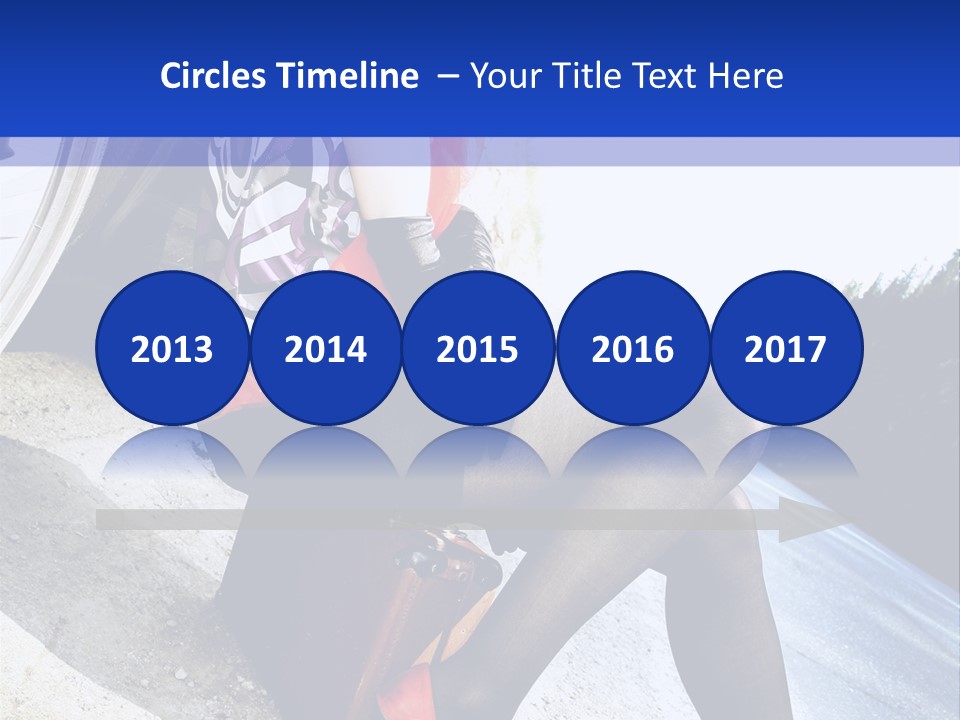 Street Female Person PowerPoint Template