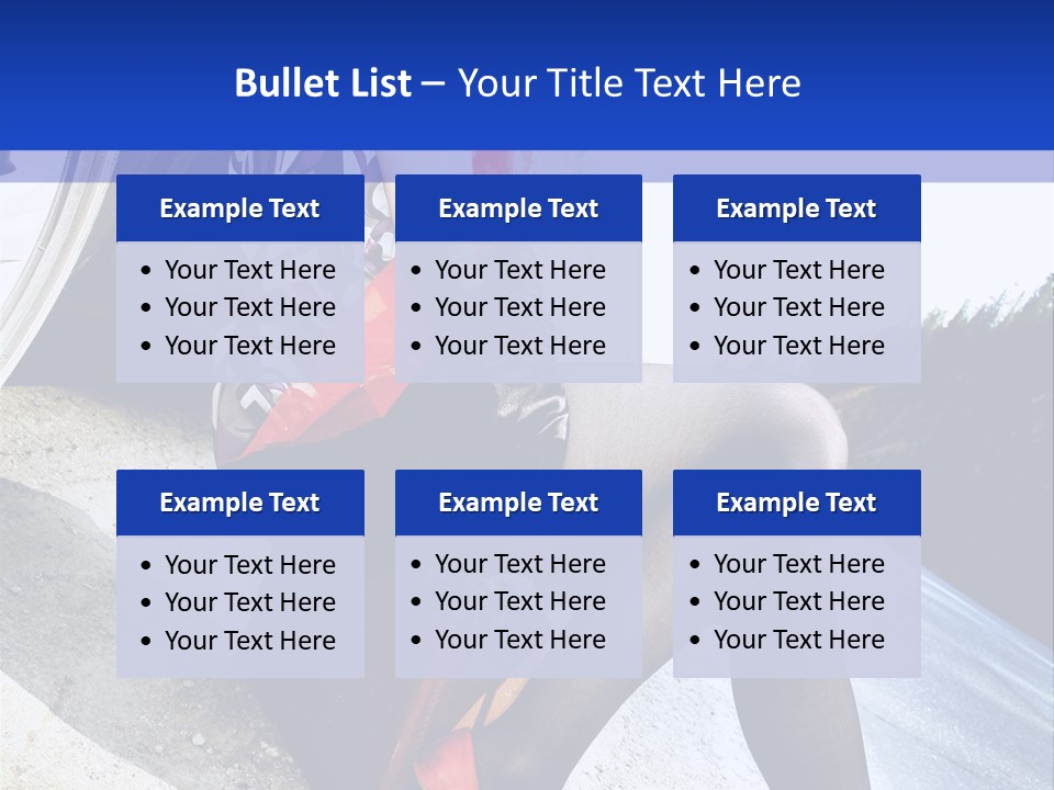 Street Female Person PowerPoint Template