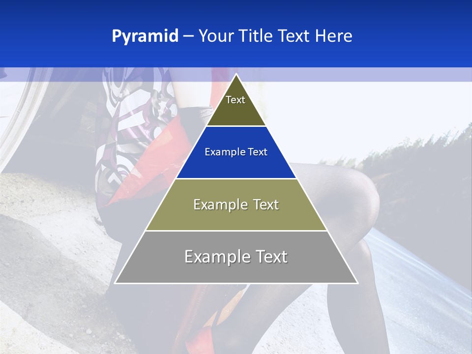 Street Female Person PowerPoint Template