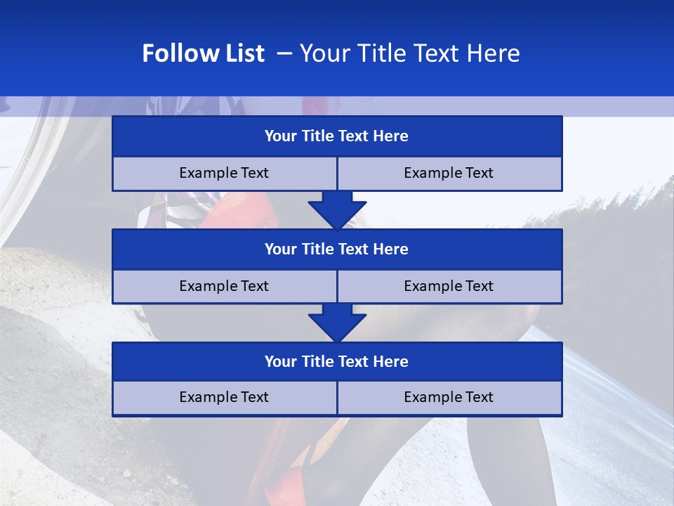 Street Female Person PowerPoint Template