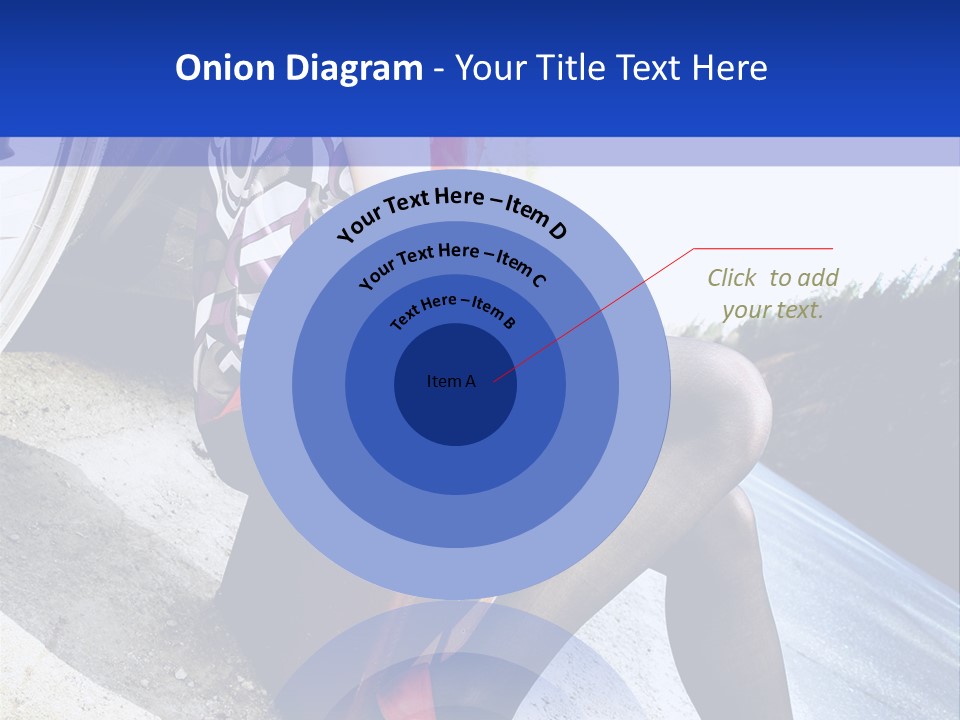 Street Female Person PowerPoint Template