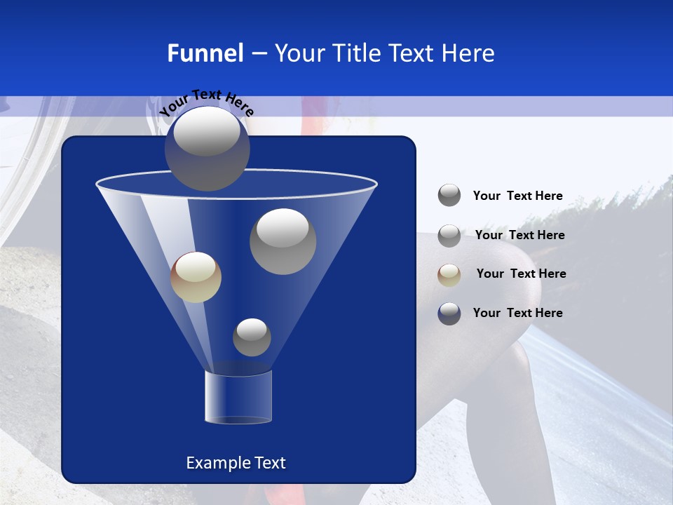 Street Female Person PowerPoint Template