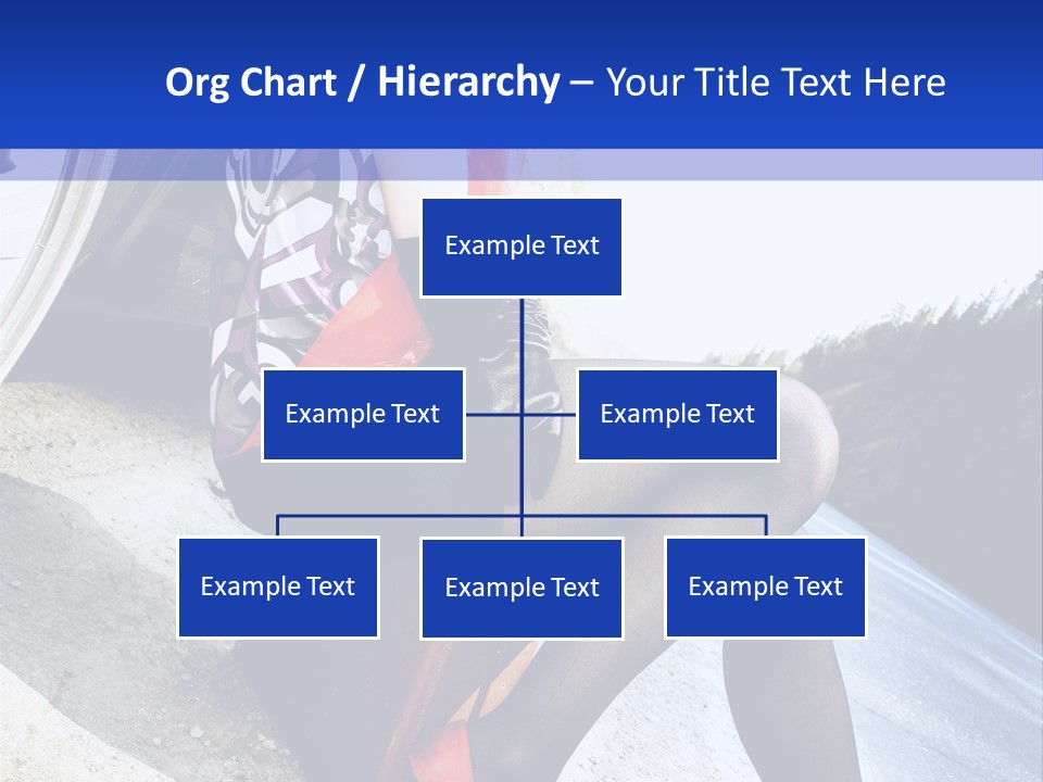 Street Female Person PowerPoint Template