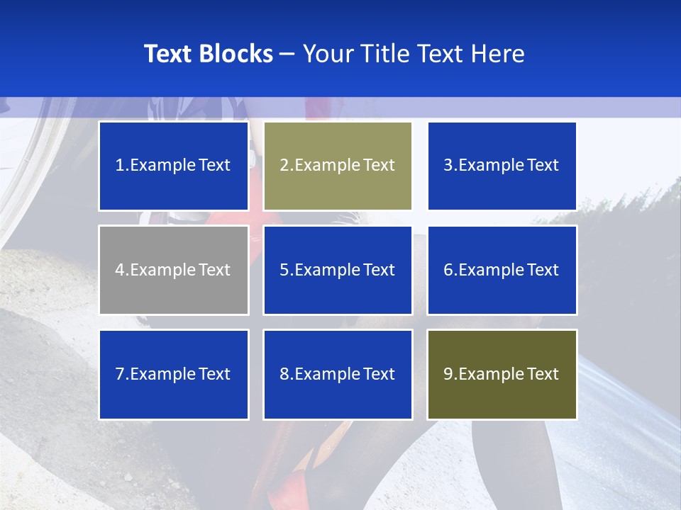 Street Female Person PowerPoint Template