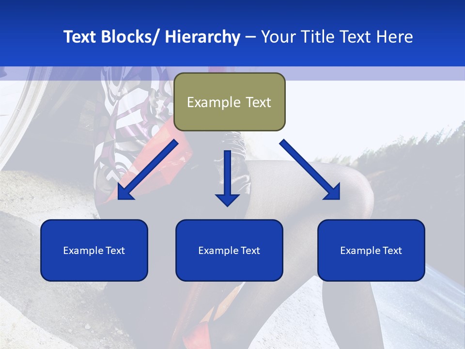 Street Female Person PowerPoint Template