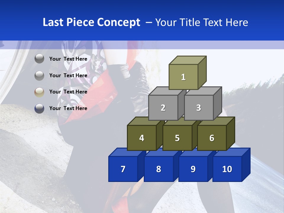 Street Female Person PowerPoint Template