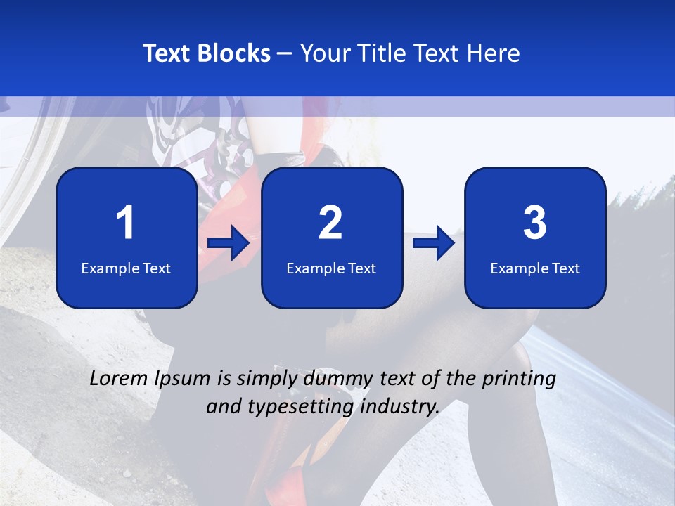 Street Female Person PowerPoint Template