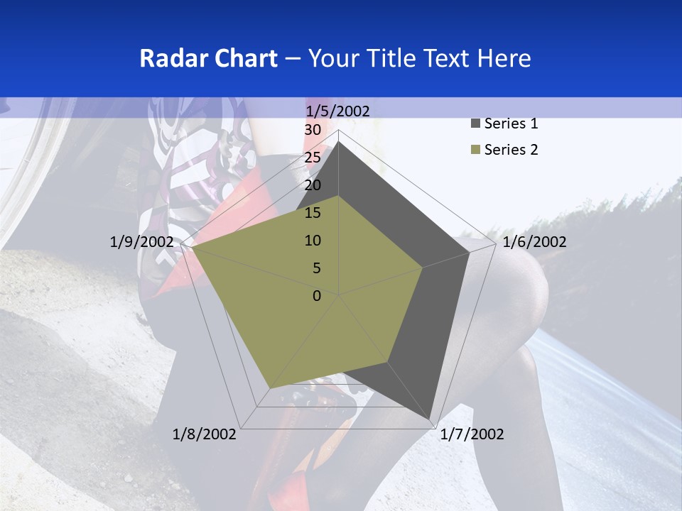 Street Female Person PowerPoint Template