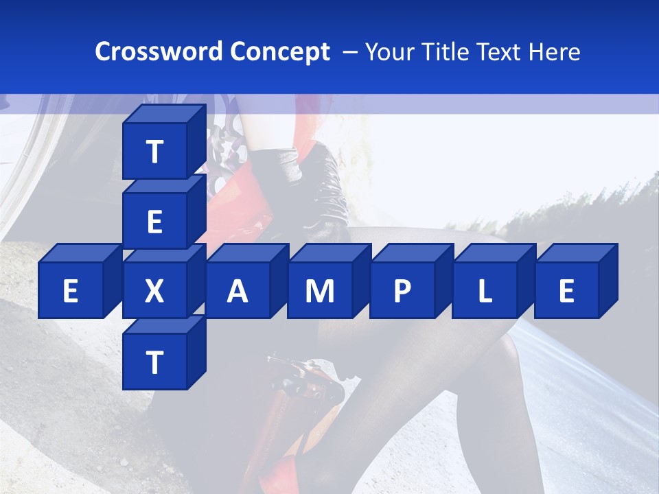 Street Female Person PowerPoint Template