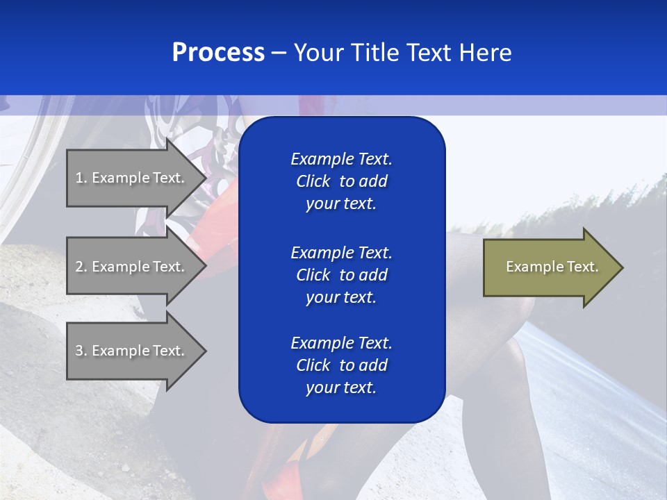 Street Female Person PowerPoint Template