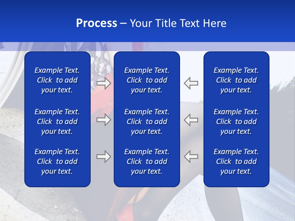 Street Female Person PowerPoint Template