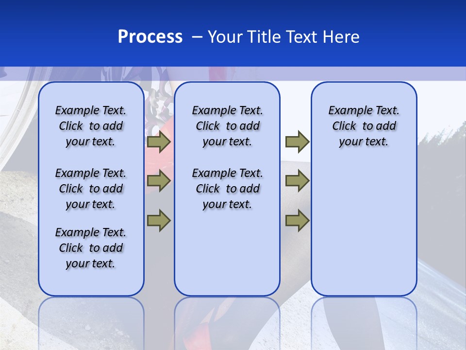 Street Female Person PowerPoint Template