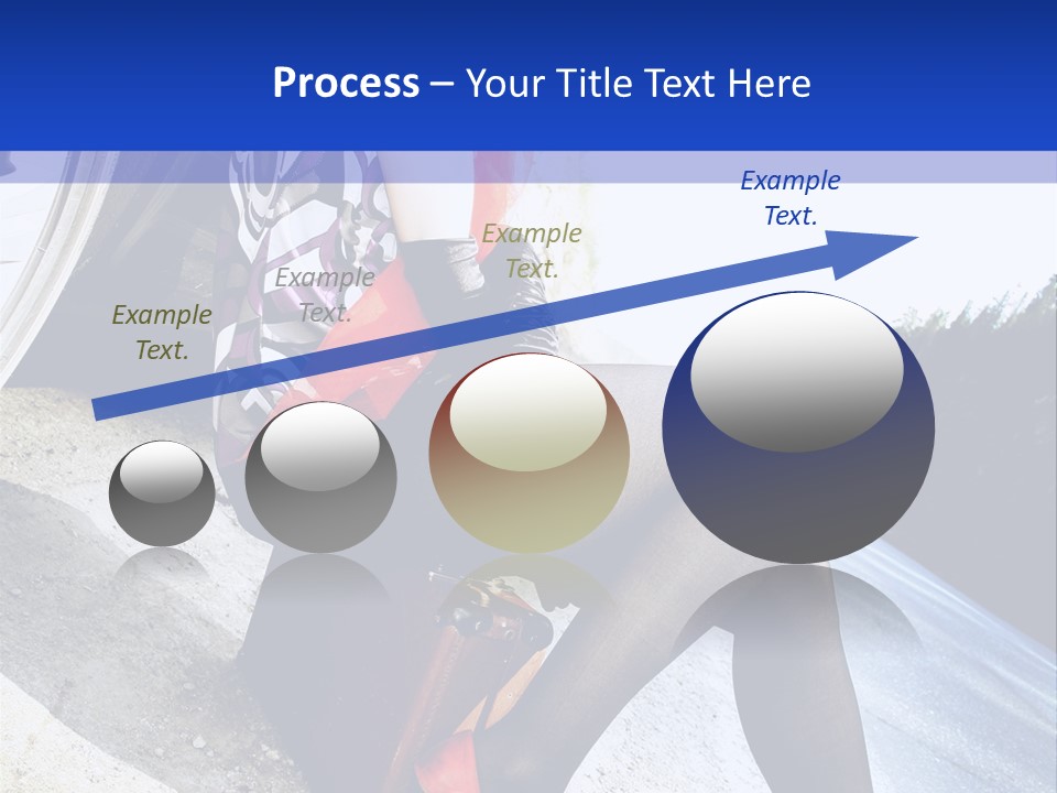 Street Female Person PowerPoint Template