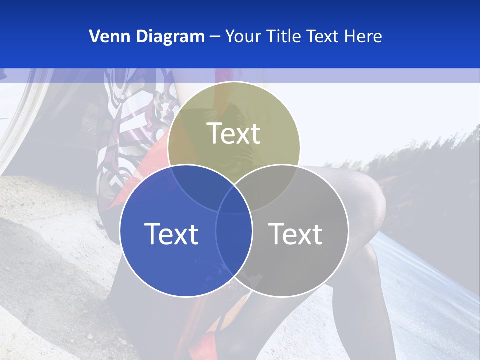 Street Female Person PowerPoint Template