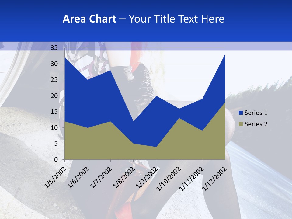 Street Female Person PowerPoint Template