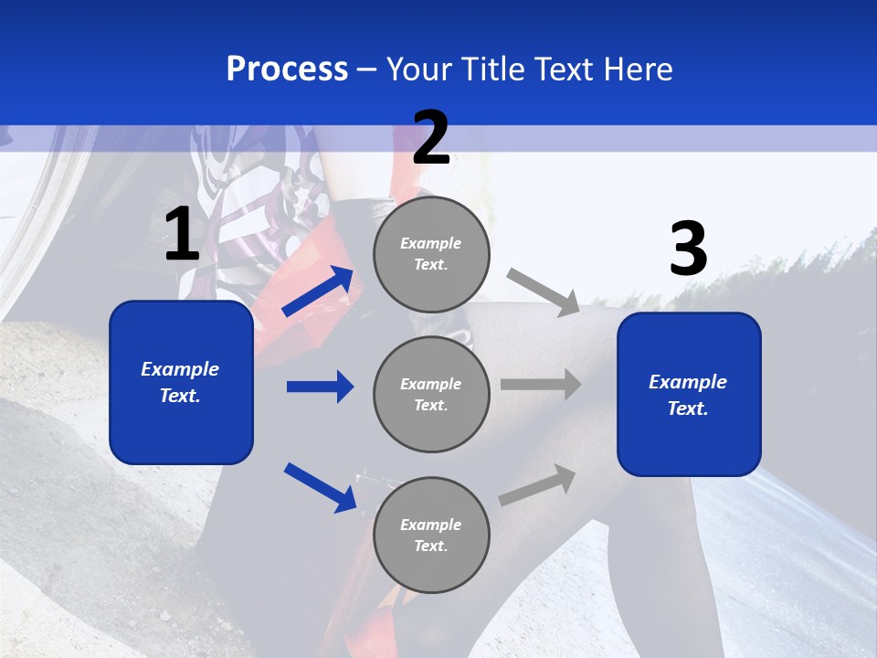 Street Female Person PowerPoint Template