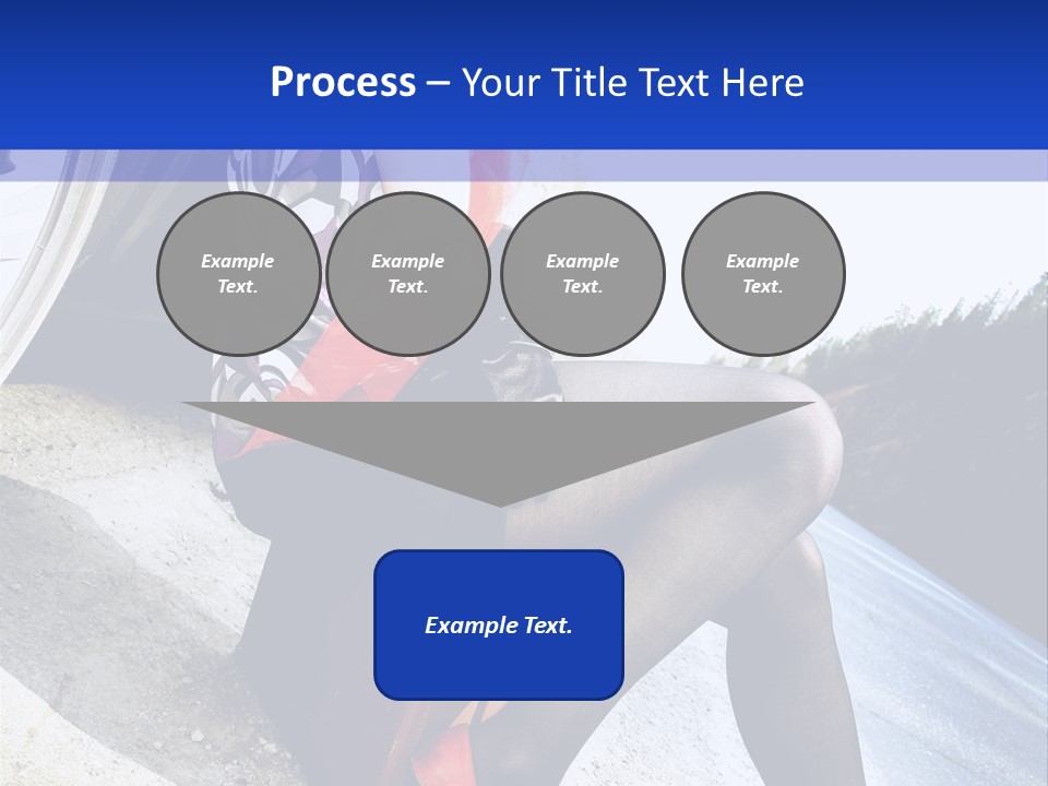 Street Female Person PowerPoint Template