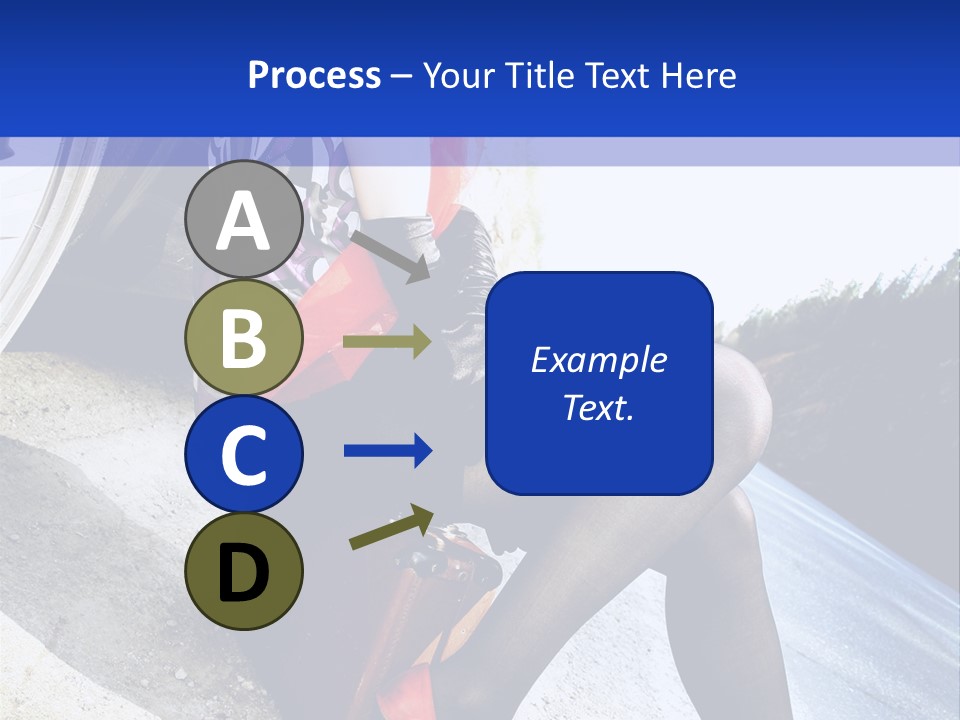 Street Female Person PowerPoint Template