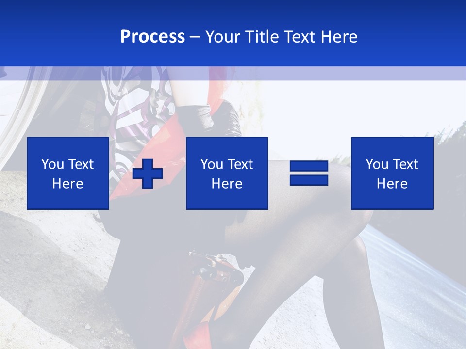 Street Female Person PowerPoint Template