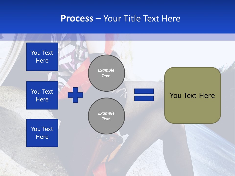 Street Female Person PowerPoint Template