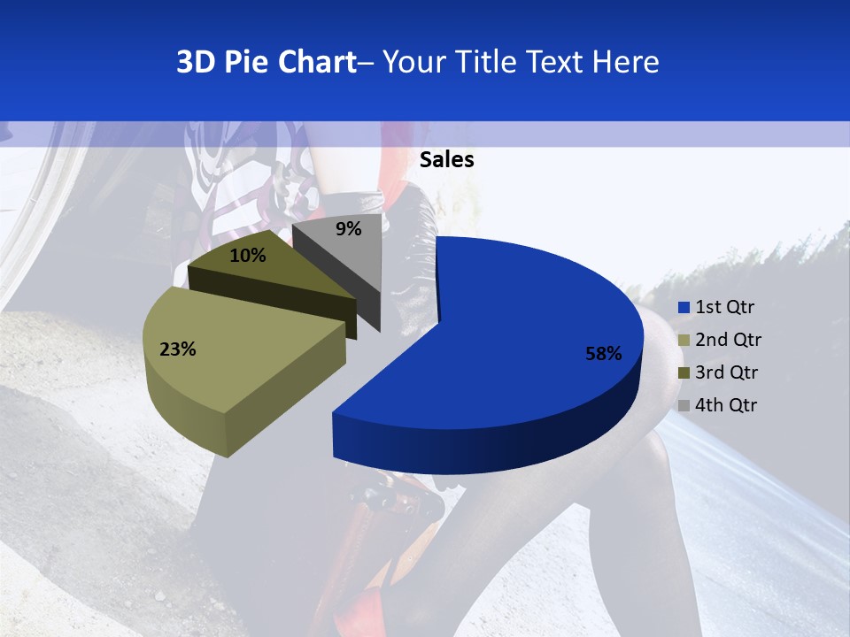 Street Female Person PowerPoint Template