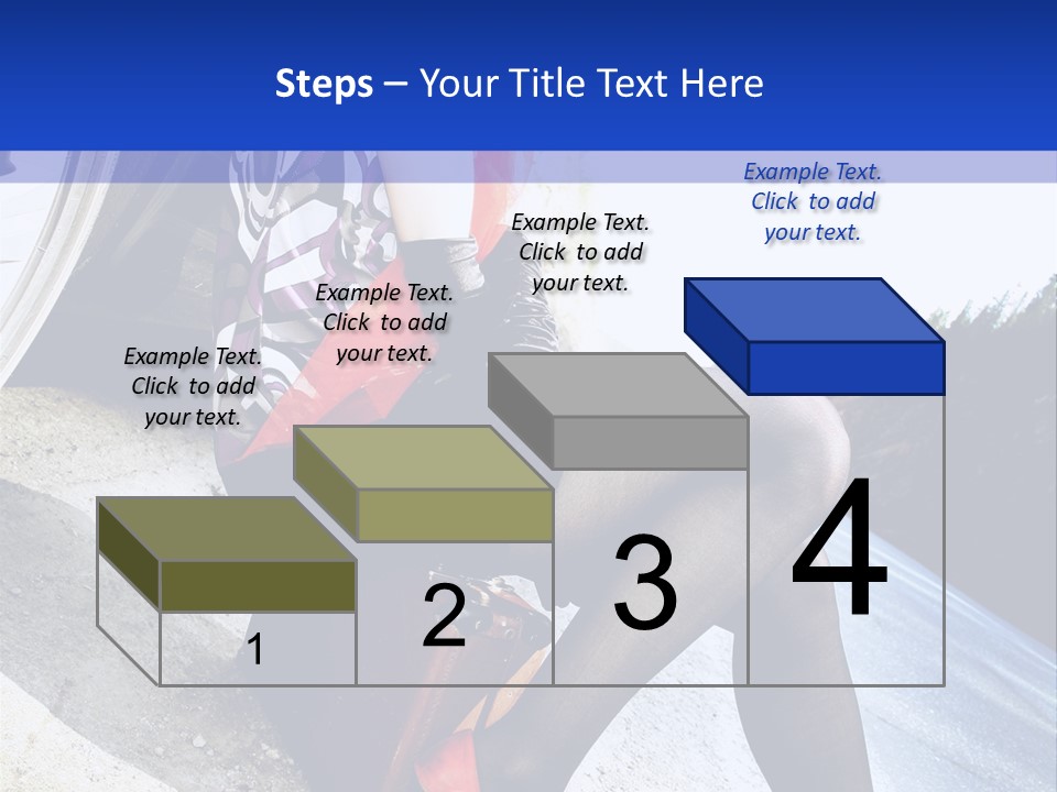 Street Female Person PowerPoint Template