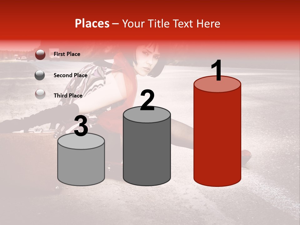 Person Sky Summer PowerPoint Template