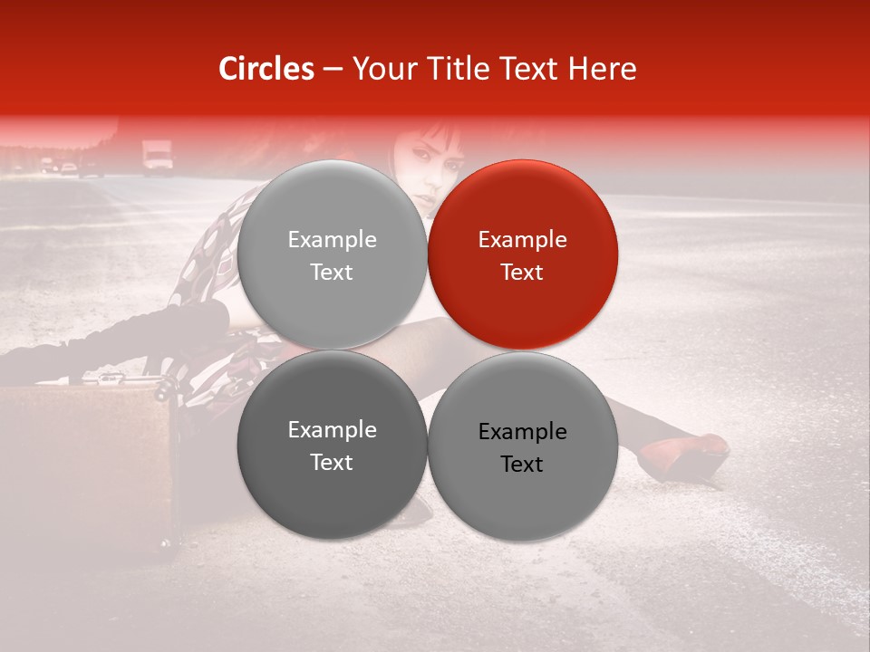 Person Sky Summer PowerPoint Template