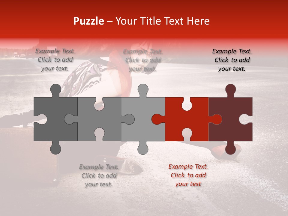 Person Sky Summer PowerPoint Template